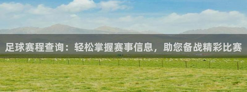  678体育现在改名了吗：足球赛程查询：轻松掌握赛事信息，助您